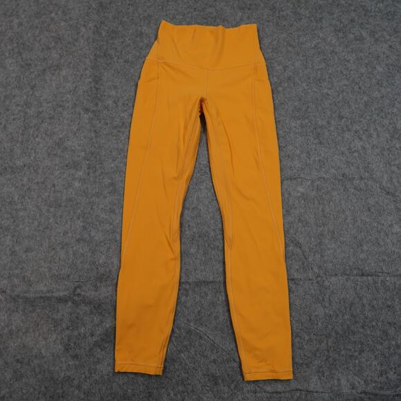 Lululemon Leggings Womens 4 Align High Rise 25" Soft Yoga Run Workout Pockets - Picture 1 of 9